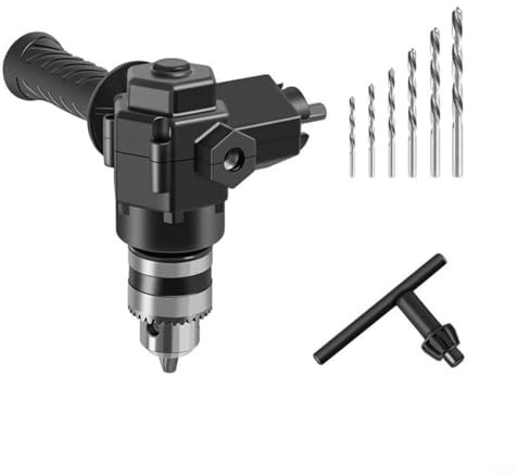 ZYNCUE Adattatore per curva ad angolo retto, strumento di estensione ad angolo retto, mandrino di estensione per trapano angolare a 90 gradi per foratura precisa in luoghi difficili(b)