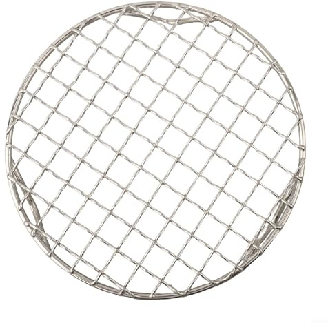 Eawfgtuw Griglia di raffreddamento rotonda in filo di acciaio inossidabile 201 per forno, cottura, asciugatura, cottura a vapore, diverse dimensioni 13-35 cm di diametro (15 cm)