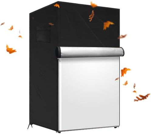 Copertura Per Frigorifero Per Esterni - Copertura Protettiva per Frigo da Bevande | Chiusura Magnetica + Resistente ai Ragi UV con Zip per Cucina Campeggio Picnic