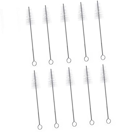 Cabilock 10 piezas Cepillo de Limpieza Multiusos para Boquillas de Pastelería de Inoxidable Herramienta Reutilizable para Bolsas y Tubos de Repostería Cocina y Hostelería
