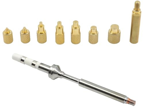 TS100/101 Lötkolbenspitze, Heat Set Insert Tool mit M2/M2.5 M3 M4 M5 M6 M7 M8 Messing Rändelmutter Embedded Insertion Tip Adapter Kit für 3D Drucker Zubehör