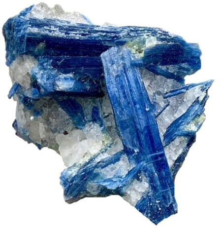 VWWJCCRO 1 Pieza 650-700 g Azul con Cristal de Cuarzo en Bruto