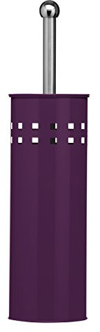 Premier Housewares 1601378 Brosse WC Dessin Carré Pourpre