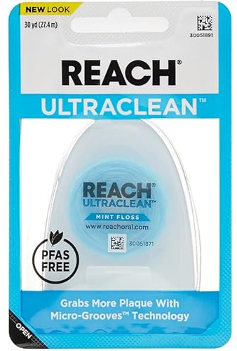REACH Ultraclean Mint Floss 30 Yards (Pack of 2)