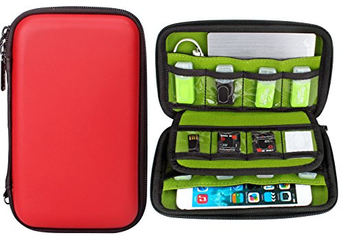 Aprince Digital Gadget Case Waterproof Memory Card Case, Designed for External Hard Drive,USB Flash Drives,Power Banks - Best for Traveling
