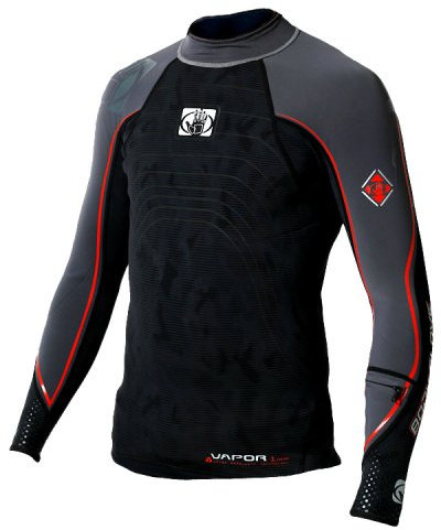 Body Glove Vapor lang Arm Surf Shirt, schwarz