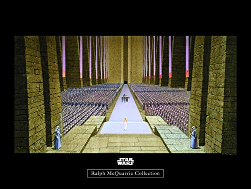 Komar Wandbild | Star Wars Classic RMQ Ceremony | Kinderzimmer, Jugendzimmer, Dekoration, Kunstdruck | ohne Rahmen | WB129-40x30 | Größe: 40 x 30 cm (Breite x Höhe)