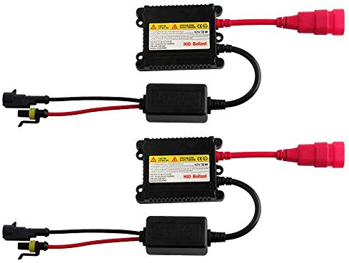 yifengshun 12V 35W Universal Ballast Kit Xenon DC HID de Rechange réactance, 2 pièces Toutes Les séries pour H1 H3 H4 H7 H10 H9 9005 9006 D2r D2s