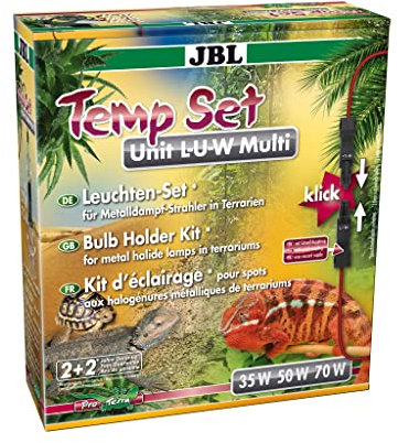 JBL TempSet Unit L-U-W Multi, Installationsset für Metalldampfstrahler, Für LUW und HQI, Mit Schnellkupplung, E27-Fassung