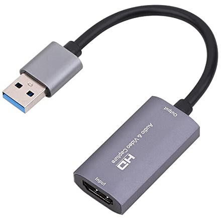 BOWONG Video Capture Card, 4K HDMI to USB 3.0, 1080P 60FPS Video Capture Device for Gaming, Streaming, Compatible with Mac OS System Windows for PS4 PS5, Nintendo Switch, Xbox One