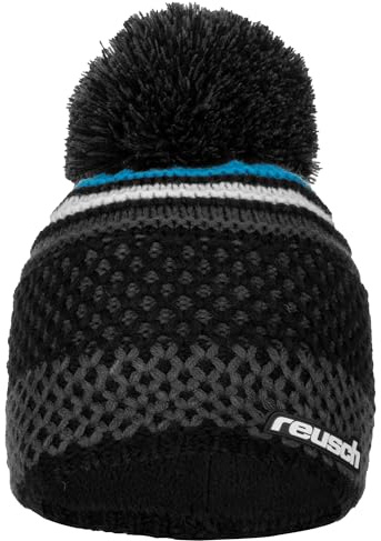 Reusch Wintermütze Herren Damen | Unisex Skimütze Strickmütze mit Bommel | warm Winddicht | angenehme Passform | Fleece-Futter | für Sport und Freizeit | Ellie Beanie
