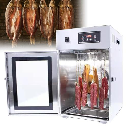 Séchoir à viande domestique, séchoir à viande rotatif, machine de séchage alimentaire commerciale, machine de séchage de qualité industrielle, réglage 30-90 ℃ pour saucisses, bacon, poulet(Dryer 25kg