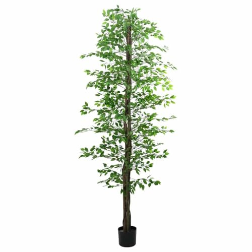 vidaXL Plante Artificielle ficus 2016 Feuilles 300 cm Vert, Plante Artificielle, Arbre Artificiel, ficus Artificiel, Fausse Plante, Faux Arbre, ficus