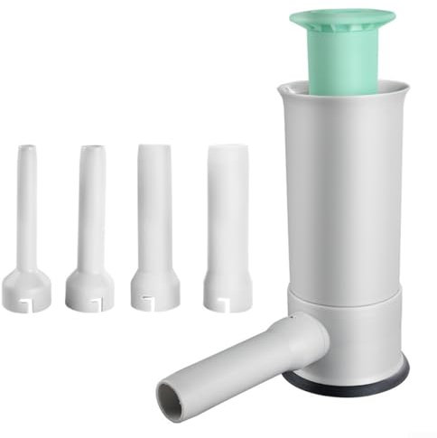 Home Sausage Filling Machine Featuring 4 Stuffing Tubes for Perfectly Sized Sausages Every Time (A)