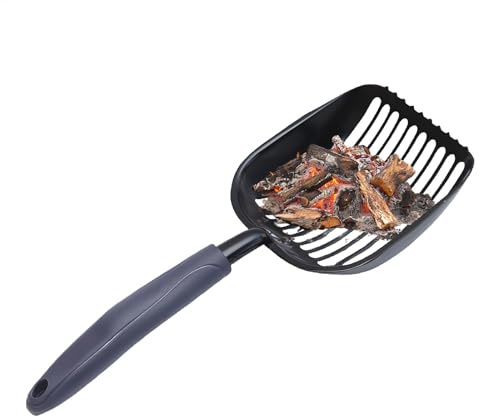 Pala per, setaccio per cenere del, strumenti per la pulizia della griglia in metallo resistente al calore, strumento ergonomico per la pulizia del, forniture portatili per