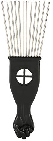 PELUQUERÍA DE PELUQUERÍA HERRAMIENTA PEINE TENEDOR DE CABELLO ALISAMIENTO RIZADO HOMBRES PEINE PEINADO PELO PEINADO UPDO (M1707-2 Combina de aguja de acero K2)