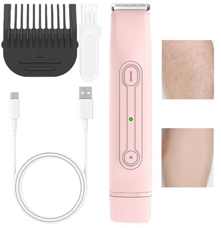 Elektrorasierer für Damen, Gesichtsrasierer für Bikinizone – Epilierer mit doppeltem Kopf, wasserdicht, für Schamhaare für Frauen, Profis und Schönheitsliebhaber