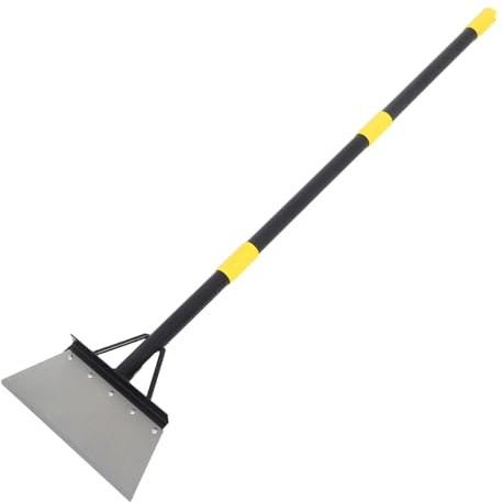 SUPVOX Paletta Manico Per Giardino Raschietto Per Pavimenti Esterni Resistente Attrezzo Per Diserbo Pala Per Pulizia Di Erbacce Bordi Neve e Ghiaccio