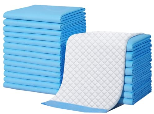 100 Stück Einweg-Wickelunterlagen für Babys, 13 x 17, 7, weiche, schnell absorbierende Vlies-Wickelunterlage für Babys, Erwachsene und Haustiere...