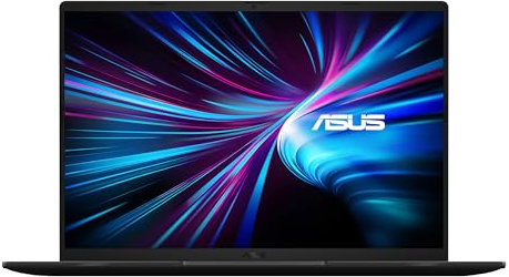 ASUS V16 V3607VH-TK214 - Ordenador Portátil Gaming de 16 WUXGA 144Hz (Intel Core 7 240H, 16GB RAM, 512GB SSD, NVIDIA RTX 5050 8GB, Sin Sistema Operativo) Negro Mate - Teclado QWERTY español