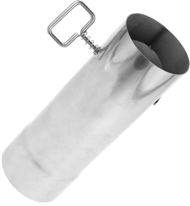 ROMISBABA Tuyau de Cheminée Acier Inoxydable Réglable pour Tente de Camping Valve de Regulation Amovible Résistante Chaleur Diamètre Système Échappement Étanche pour Poêle