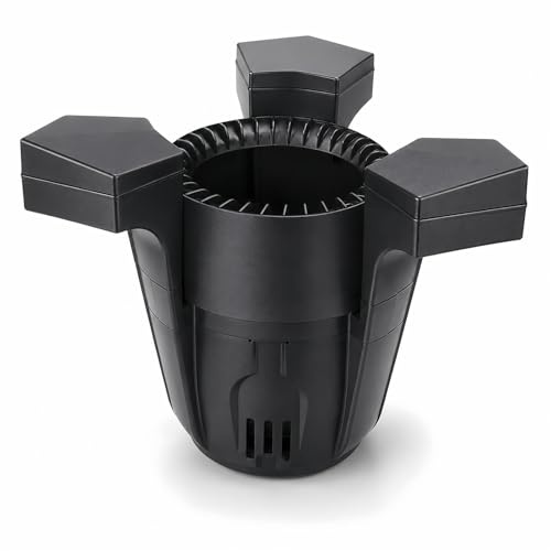 TUPOSTAR ,Nero,70W, Skimmer Galleggiante per Laghetto, Pulitore di Superficie per Laghetto, Pompa Filtro per Laghetto da 43w/70w, Skimmer Galleggiante per Laghetti da Giardino