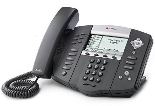 Polycom SoundPoint IP650 Telefono Desktop VoIP, Nero
