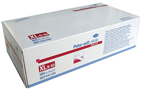 Peha-soft nitrile white 180 Stück Gr. XL (9-10) Nitril Handschuhe