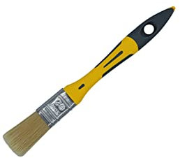 SAVY Pinceau plat bi-matière peinture brillante et laque larg.20mm