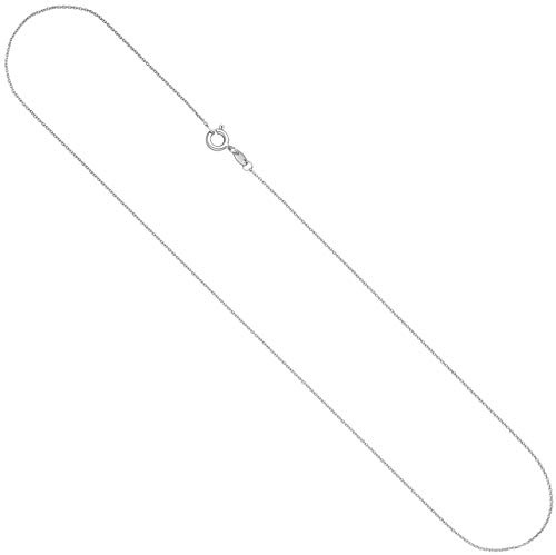 Jobo Damen Anker-Kette aus 8 Karat 333 Weißgold 0,9 mm 45 cm