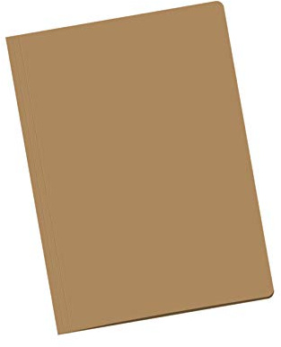 Dohe - Subcarpetas Cartulina (50 uds.) - Tamaño A4 (23x31,5 cm), Para Documentos, Folios, Trabajos, Proyectos, Ranuras para Fástener, Grosor 180 gr/m², Material de Oficina - Marrón