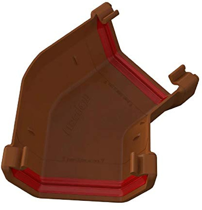 Caramel Square Gutter 135 Degree Angle Joint, Freeflow 114mm Rain Water Systems