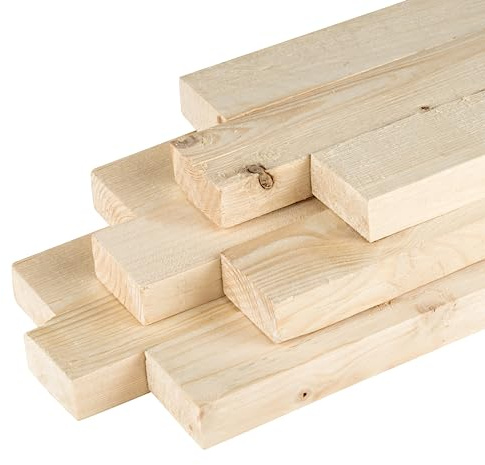 MyTimber® Holzlatten als Bauholz Dachlatten | Holz zum selber bauen | 3 x 5cm breit| Kantholz 2m lang | Holzlatte für als Konstruktionsholz für dein DIY-Projekt (3x5cm | 10 Stück)
