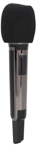 Microphone Dynamique – Micro Portable pour Chant avec Motif de Captation, Interrupteur Marche/arrêt Discret, Connecteur XLR, Micro Portable sans Fil en Métal UHF pour Discours