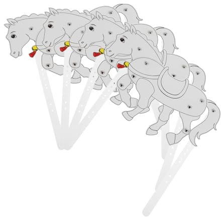 ibasenice 4stücke DIY Pferde-schattenpuppen Handwerk Für Traditionelle Chinesische Puppenspiele Einzigartige Requisiten Für Kreative Geschichten Und Wanddekoration