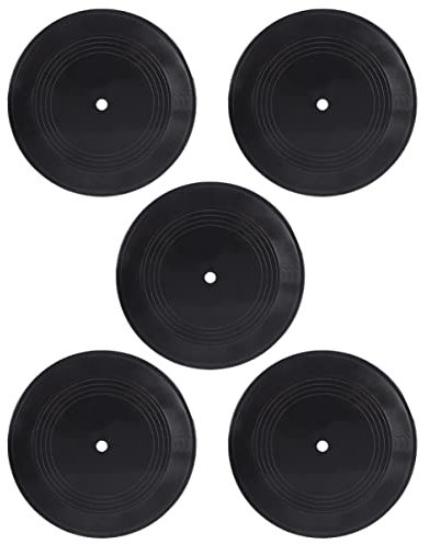 HOLIDYOYO 5stücke Retro Schallplatten Dekorationen Aesthetische Wanddekorationen Grammophon Schallplatten Blanko Für Schlafzimmer Wohnzimmer Musik