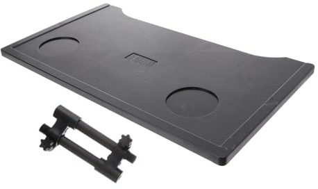 DEARMAMY Plateau De Fauteuil Roulant Amovible Plastique Épais Avec Porte-gobelet Support Antichute Montage Sécurisé Pour Repas Et Activités Quotidiennes