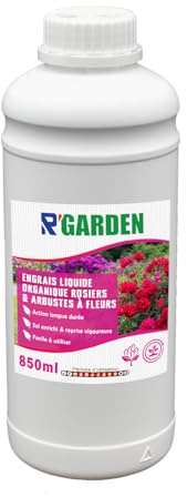 R’GARDEN | Engrais Liquide organique | Action longue durée, sol enrichi & reprise vigoureuse | UAB (Agriculture Biologique) | Conditionné en France