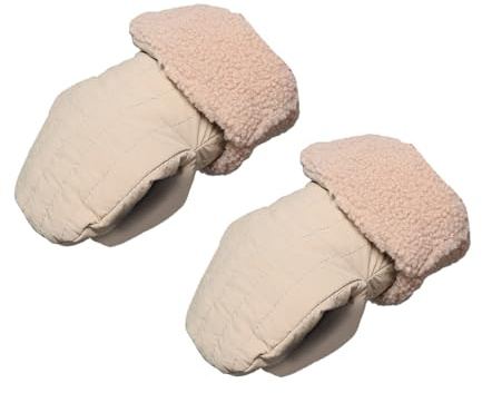 Guantes Multiusos Impermeables Para Cochecitos Calentadores De Manos Para Bicicletas Carritos Para Mascotas Sillas De Ruedas Guantes Para Cochecitos De Bebé De Invierno Cálidos