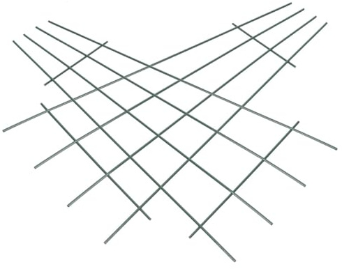 HOODANCOS 2 Stück Metall Pflanzenspalier 18X40cm Gartenspaliere für Kletterpflanzen Innen Außen Rankhilfe Rosen Erbsen Prunkwinden