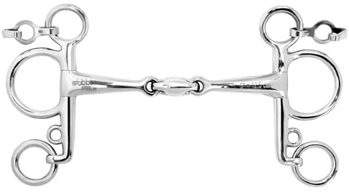 Stübben 2241 Pelham Easy Control de Tres Piezas - 12,5 cm