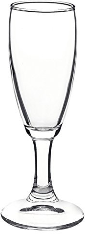 Bormioli Rocco 1329110 Calypso Calice Fluttino, Trasparente, 10 cl, Bamboo, 6 pz