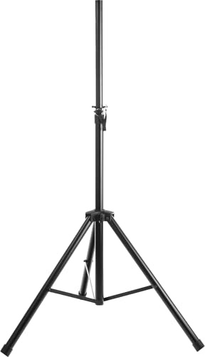 McGrey SPS-1 Boxenstativ Stahl schwarz (Boxenstativ aus Stahl, stabile, extra breite Dreibein-Konstruktion, ausziehbar von ca. 130-193 cm, Belastbarkeit: max. 50 kg, Gewicht: 3,3 kg)
