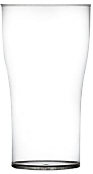 Elite Polycarbonate 2 Pint Tulip Tumbler CE - Reusable Plastic Beer Glass CE Marked at 2 Pints