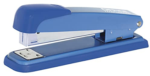 Stapler Office Products Capacity Up to 40 Sheets Metal Blue/Small Office Accessories/Type-Standard/Material-Metal/Colour-Blue/Internal Depth (mm)-90