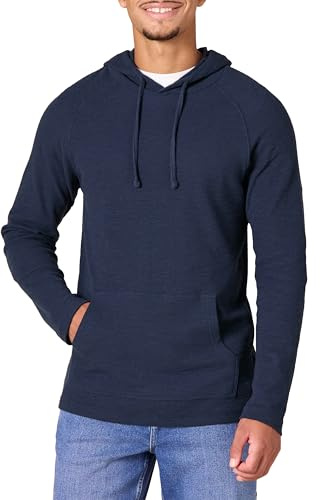 Amazon Essentials långärmad slub termisk tröja för män (tidigare Goodthreads), marinblå, stor lång