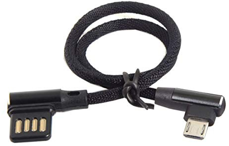 chenyang USB 2.0 auf Micro USB 5Pin 90 Grad abgewinkelte Daten Verlängerungskabel 15CM