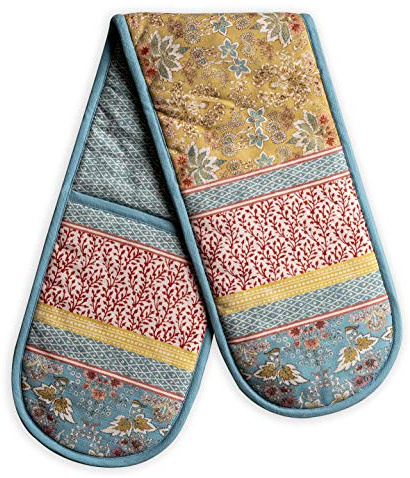 Maison d' Hermine Double Oven Mitts 100% Double Cotton Oven Glove 18 x 89cm