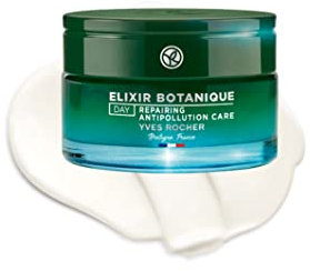 Yves Rocher - Tagescreme gegen Verschmutzung - Erstickungsfreie Haut - Wirkstoffe biologischen Ursprungs, 50 ml