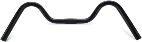 Retro Fixed Gear Fahrradlenker Aluminiumlegierung Fahrrad M Typ Lenker Bequemer Langlebiger Mountainbike Rennrad MTB 25,4/31,8 mm x 540/600/620/640 mm (Seagull M Handlebar 25.4 x 540 mm)